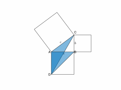 【三平方の定理】まるで手品!小学生にも分かる証明アニメーション 人に教えたくなる数学